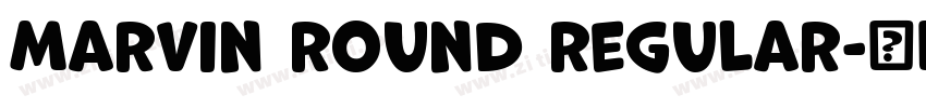 marvin round regular字体转换